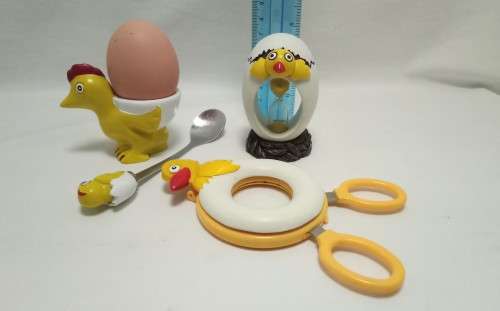 Cutest Chick themed boiled egg set