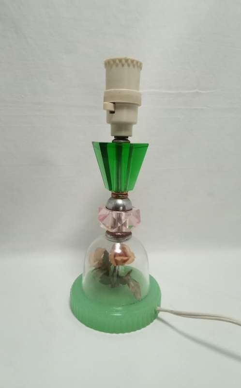 Circa 1960 or earlier art glass lamp base