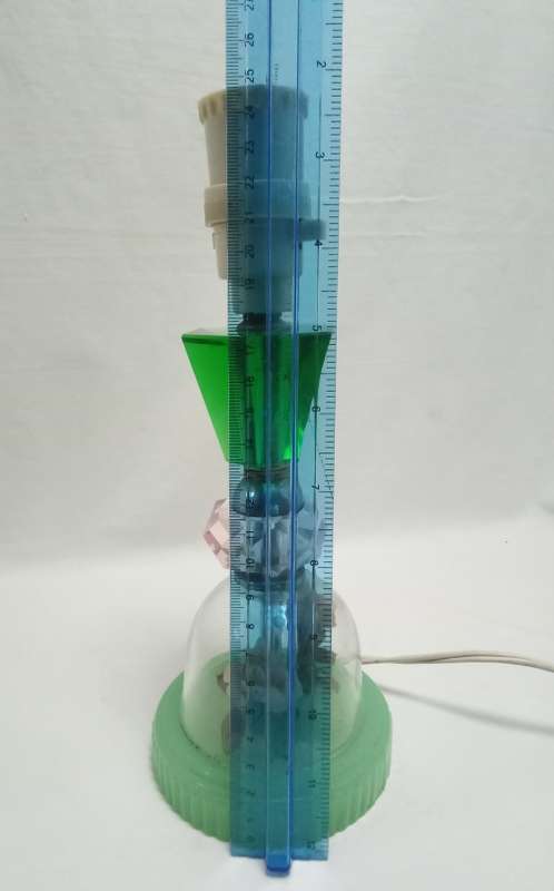 Circa 1960 or earlier art glass lamp base