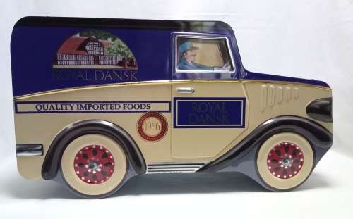Gorgeous vintage Dansk biscuit tin truck