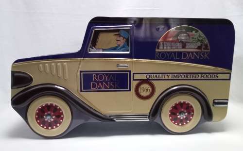 Gorgeous vintage Dansk biscuit tin truck