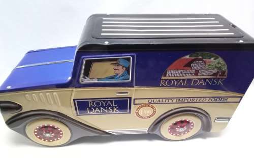Gorgeous vintage Dansk biscuit tin truck