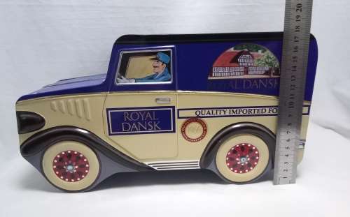 Gorgeous vintage Dansk biscuit tin truck