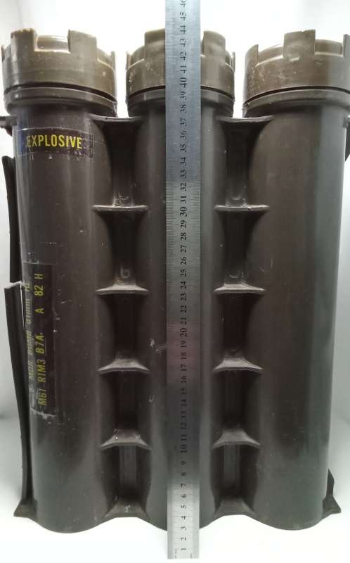 Vintage (empty) M61 Mortar Canister