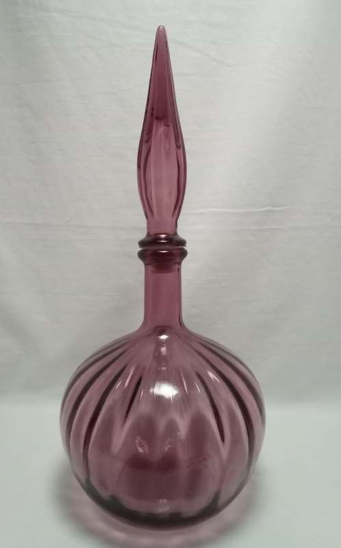 Fabulous Vintage aubergine genie bottle