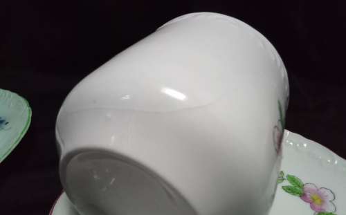 Gorgeous vintage `Father` & `Mother` teacups