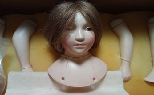 Bartholomina porcelain doll kit, Doll 12