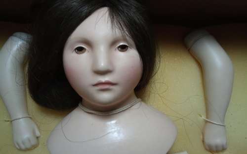 Bartholomina porcelain doll kit, Doll 11