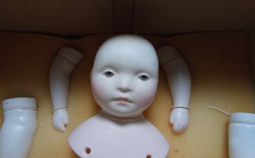 Bartholomina porcelain doll kit, Doll 10