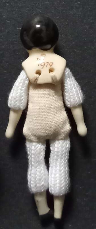Miniature Bartholomina porcelain doll family of five