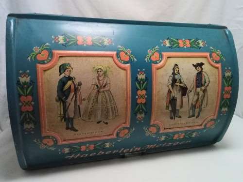 Beautiful chest shaped biscuit tin