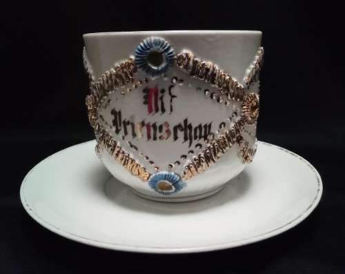 Lovely detailed antique german tea cup