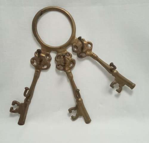 Lovely brass key holder
