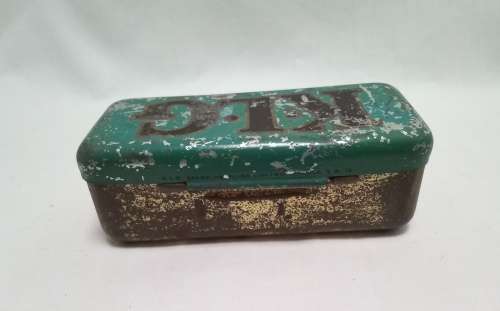 Vintage K.L.G Spark PLUG TIN