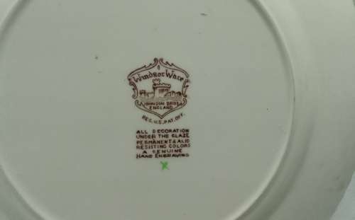 Stunning Windsor Ware Johnson Brothers plate