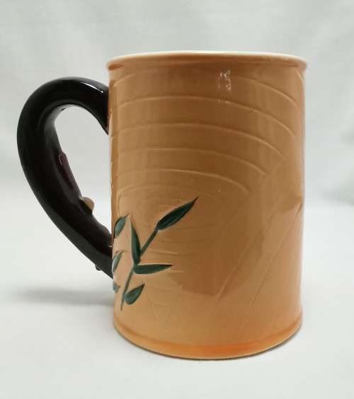 Vintage mug with Mallard duck