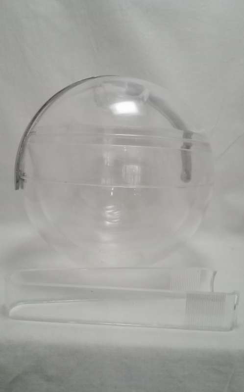 Vintage Lucite Ice Bucket Designed by Paolo Tilche.