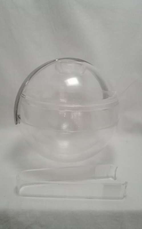 Vintage Lucite Ice Bucket Designed by Paolo Tilche.