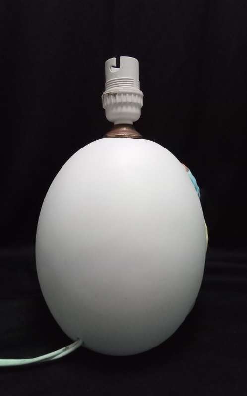 Vintage Bisque porcelain bunny lamp base