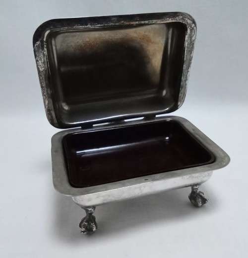 Vintage Seranco EPNS B.M Mount Silver Plate silent Butler