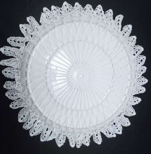 Extraordinary `plate doily`