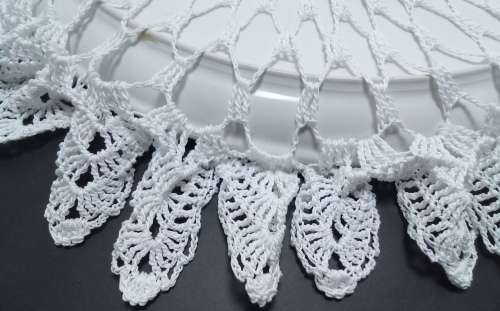 Extraordinary `plate doily`