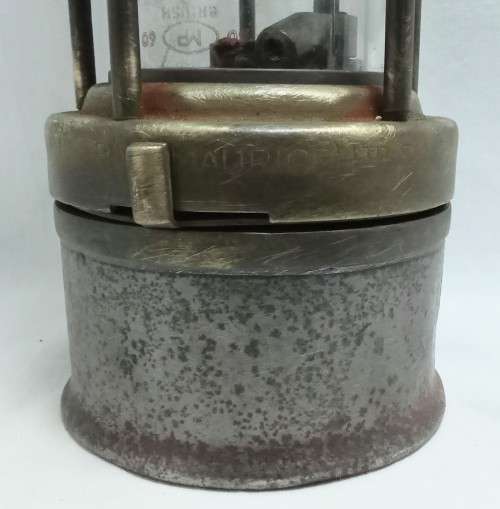 Vintage `Victor Kent Wolf` miner`s lamp