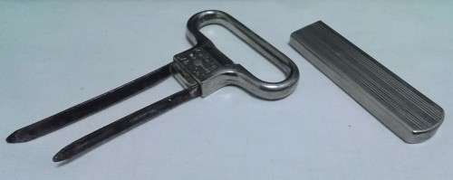 Vintage German Monopoly `Ah-so` two prong cork puller