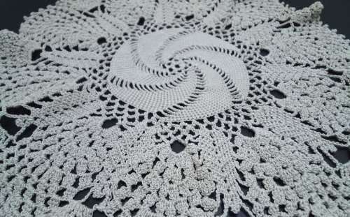 Lovely vintage crocheted doily