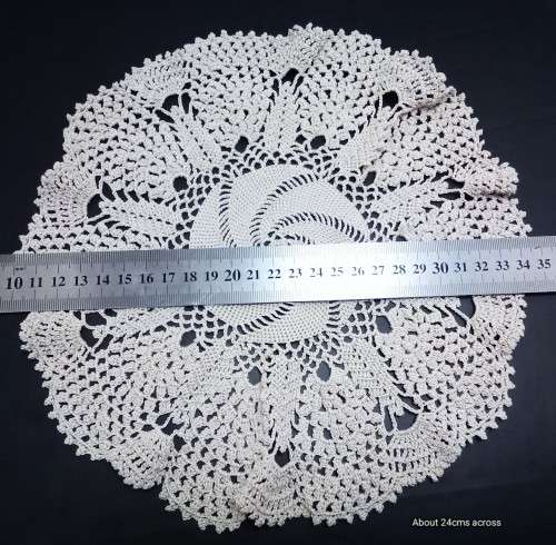 Lovely vintage crocheted doily