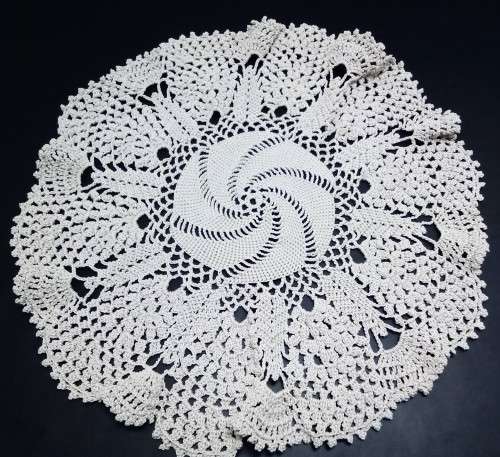 Lovely vintage crocheted doily