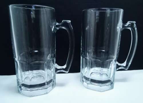 Two very impressive 1 liter Beer mugs