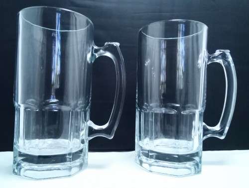Two very impressive 1 liter Beer mugs