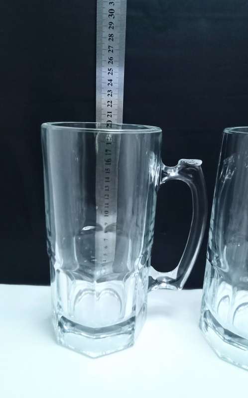 Two very impressive 1 liter Beer mugs