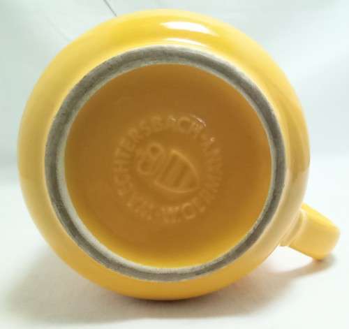 Gorgeous vintage Waechtersbach bright yellow ceramic jug