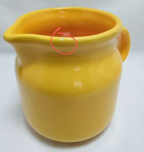 Gorgeous vintage Waechtersbach bright yellow ceramic jug