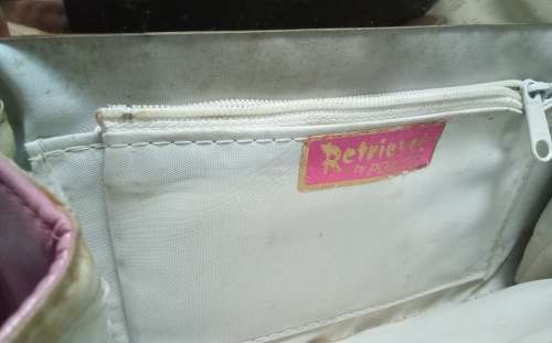 Gorgeous pink vintage clutch by Pointer