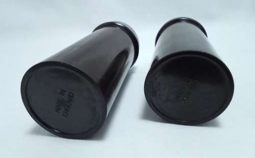 Vintage Serv-i-tor British Made travel grooming pots