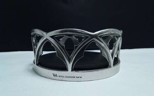 Royal Selangor pewter bottle coaster