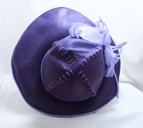 Beautiful vintage purple hat