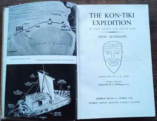The Kon-Tiki Expedition - Thor Heyerdahl 1954 edition