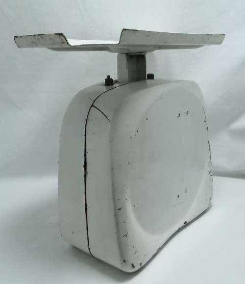 Vintage enamel Krupps kitchen scale - made in Germany