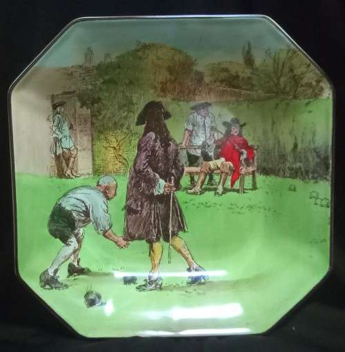 Royal Doulton Sir Roger De Coverley Display bowl No D5814 Lawn Bowls