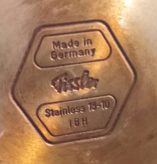 Fissler 8L stove top pressure cooker