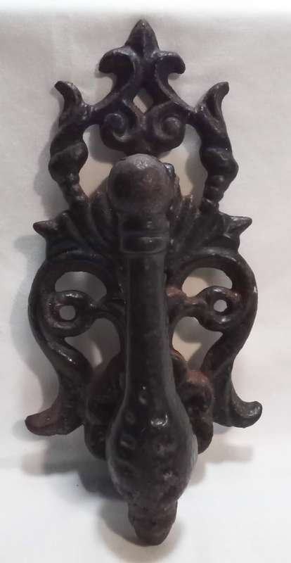 Vintage cast iron door knocker