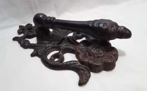 Vintage cast iron door knocker