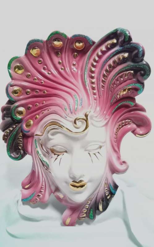 Striking Vintage Venetian wall mask