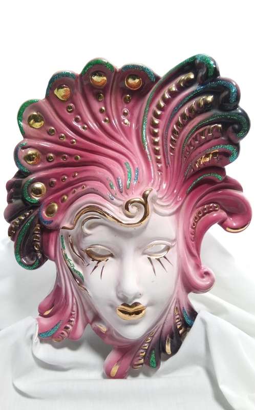 Striking Vintage Venetian wall mask