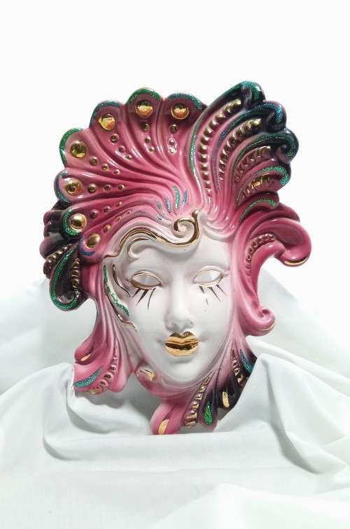 Striking Vintage Venetian wall mask