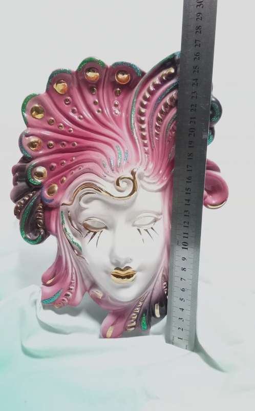 Striking Vintage Venetian wall mask